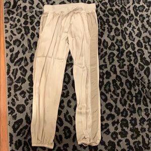 Hard Tail satin joggers